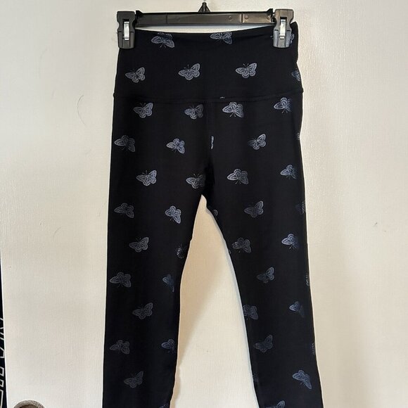 Beyond Yoga Pants - Beyond Yoga Leggings Women’s XS Black Butterflies Athleisure Yoga Workout